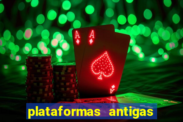 plataformas antigas de jogos